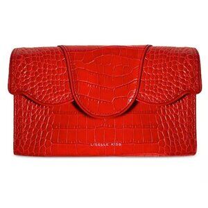 Red Clutch Bag by Liselle Kiss New With Taga